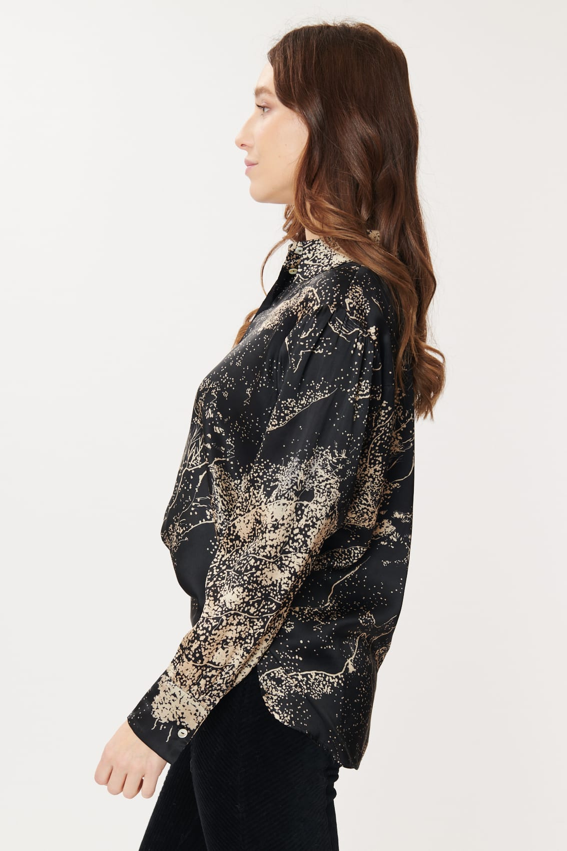 Derhy Midnight Print Blouse