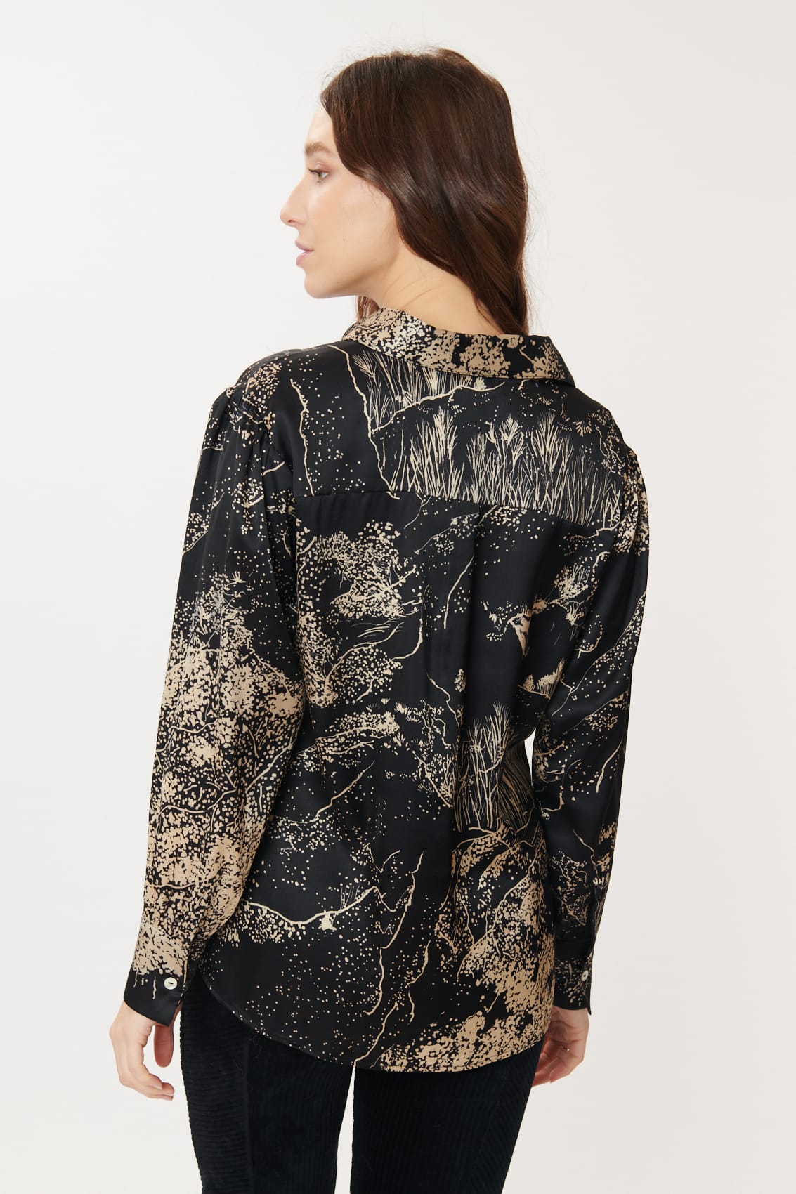 Derhy Midnight Print Blouse