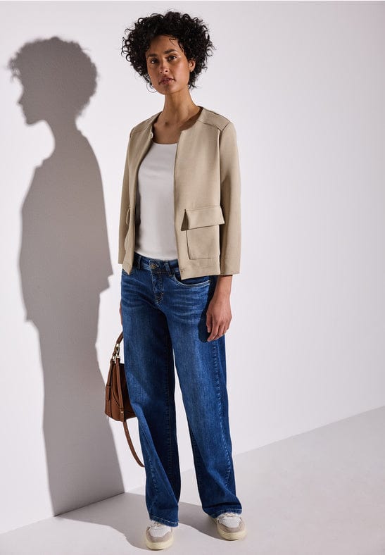 Street One Silk Look Jacket