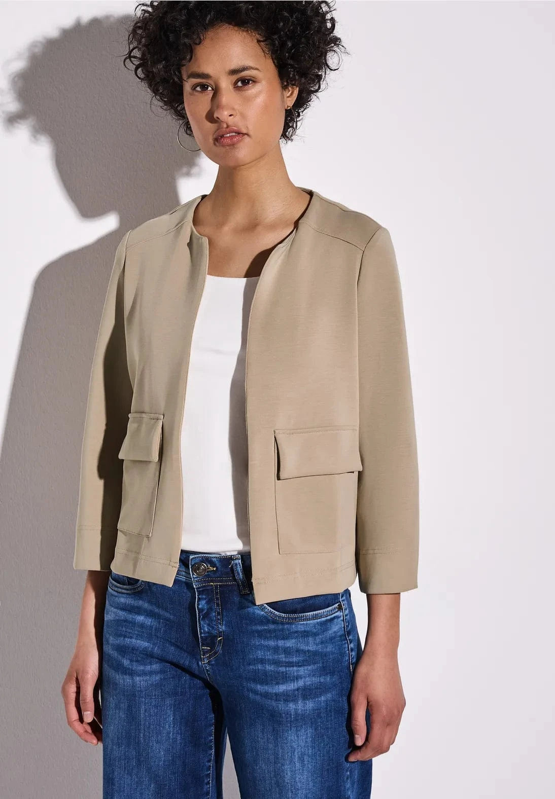 Street One Silk Look Jacket
