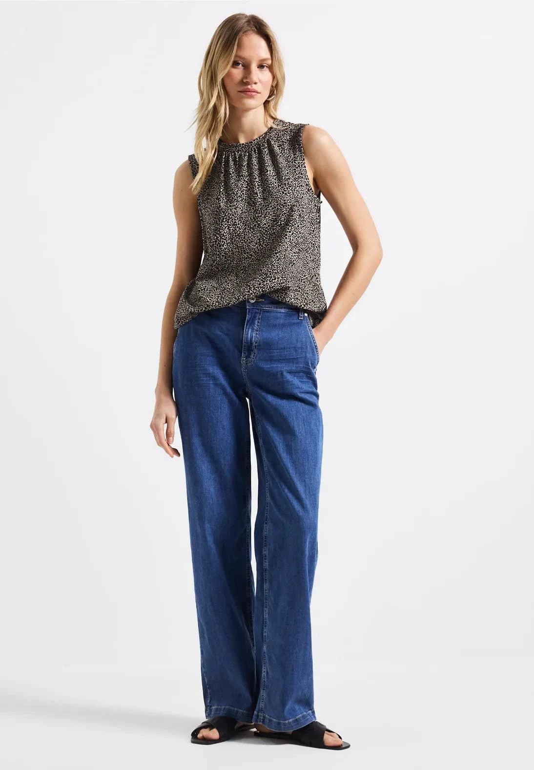 Street One Printed Jersey Top