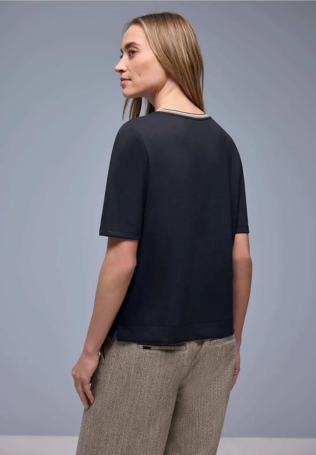 Street One Shirt with Stripes