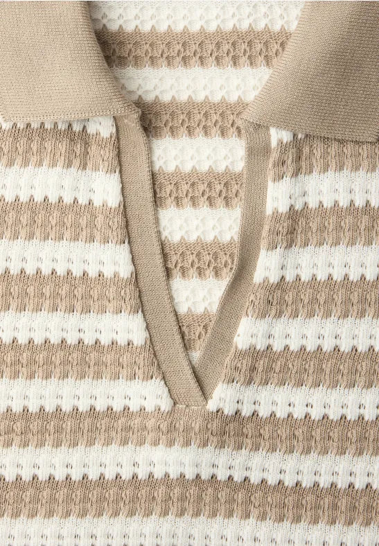 Street One Stripe Knit Top