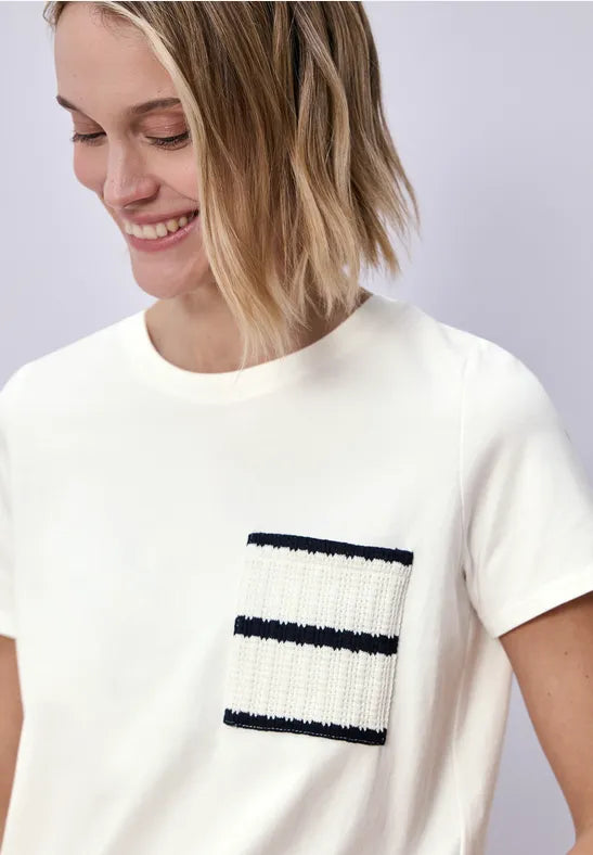 Street One Stripe Pocket Top