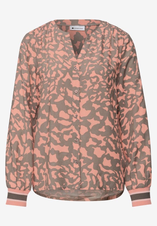 Street One Knit Cuff Blouse