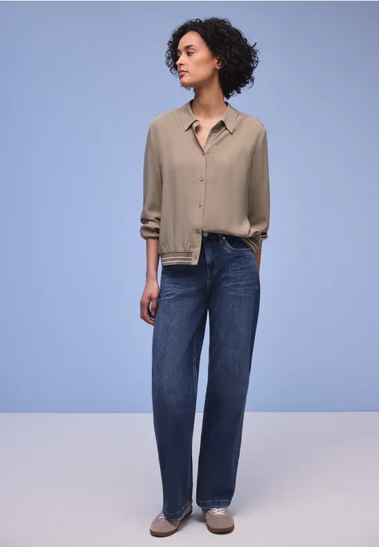 Street One Blouse with Elasticated Hem