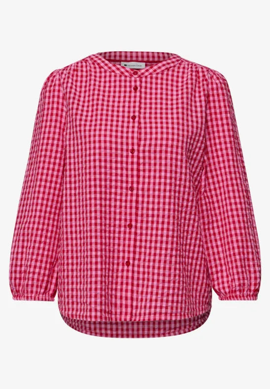 Street One Gingham Blouse