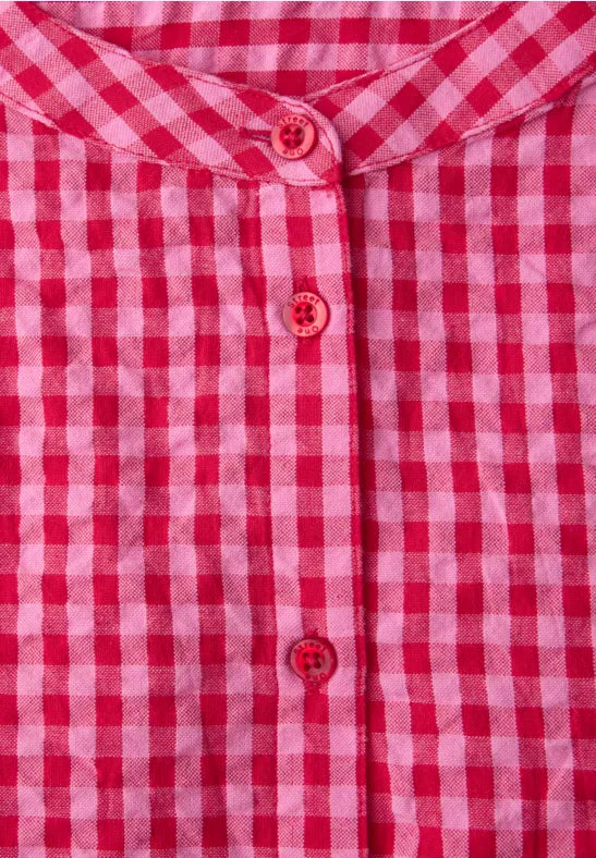 Street One Gingham Blouse