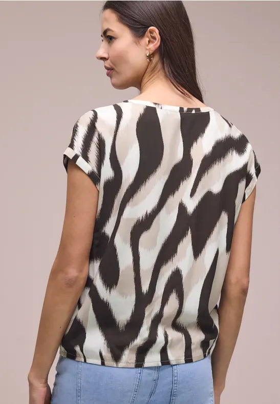 Street One Animal Print Blouse