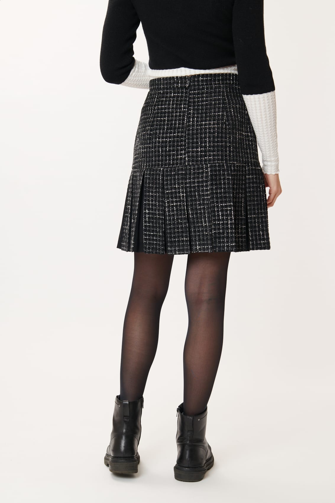 Derhy Tweed Skirt