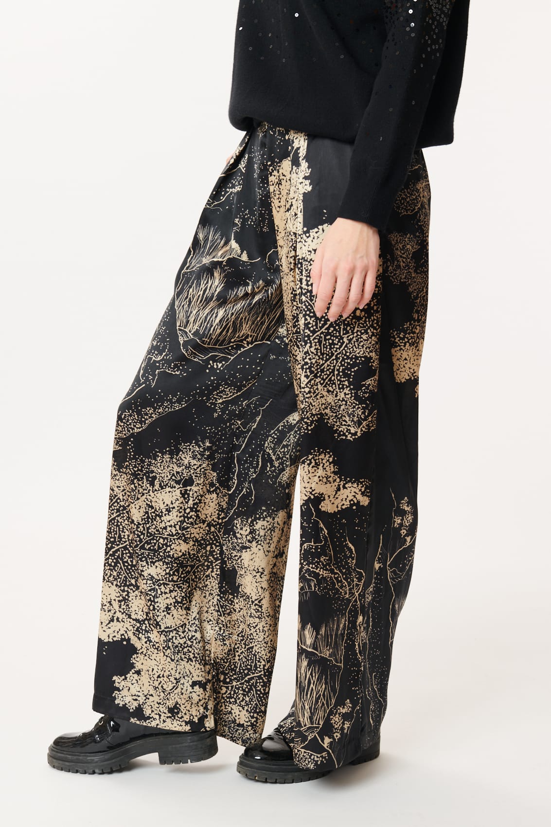 Derhy Midnight Print Trouser