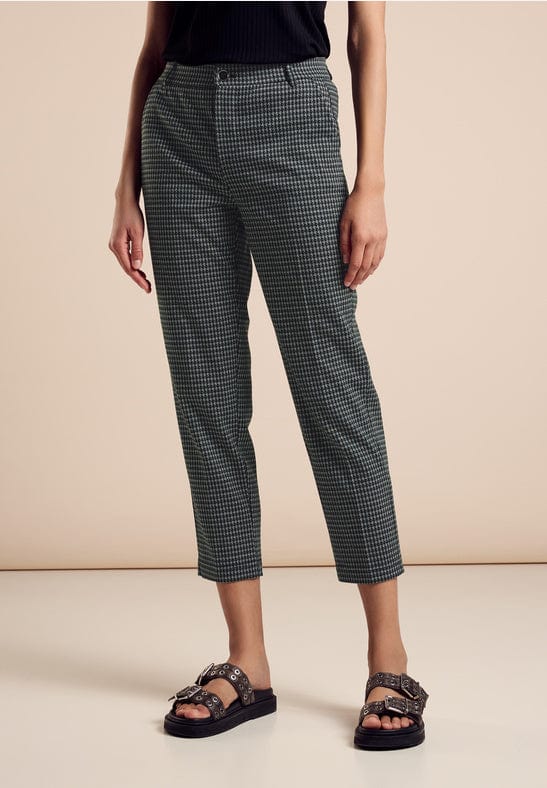 Street One Check Trousers