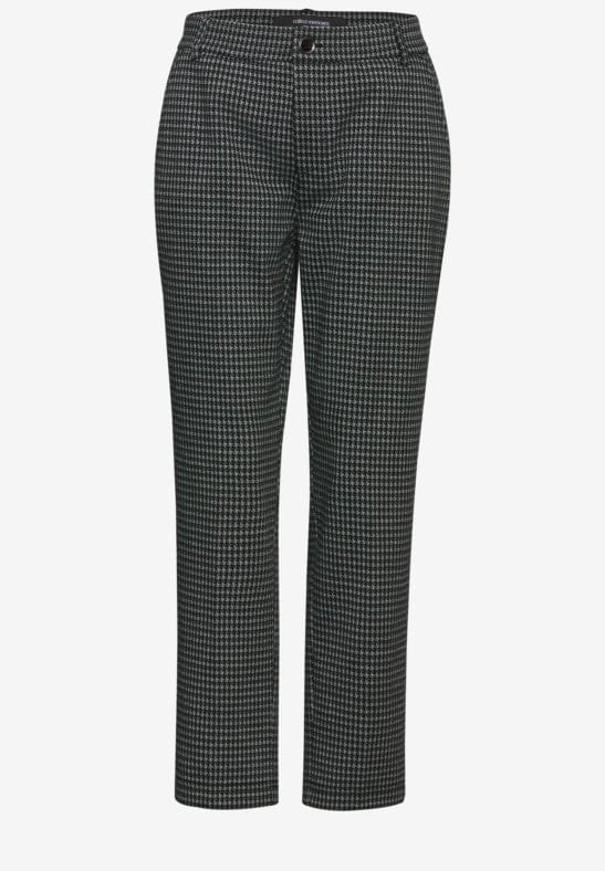 Street One Check Trousers