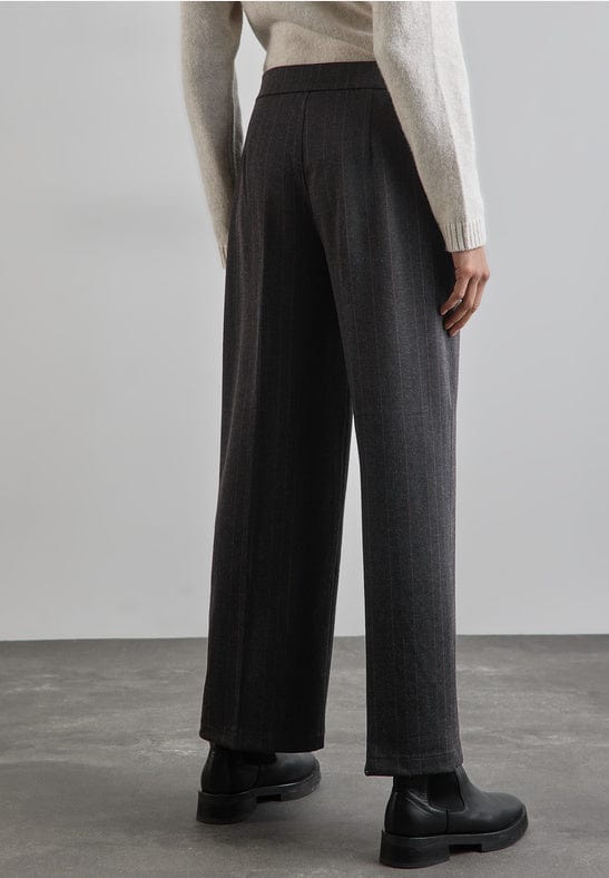 Street One Wide Leg Stripe Trouser