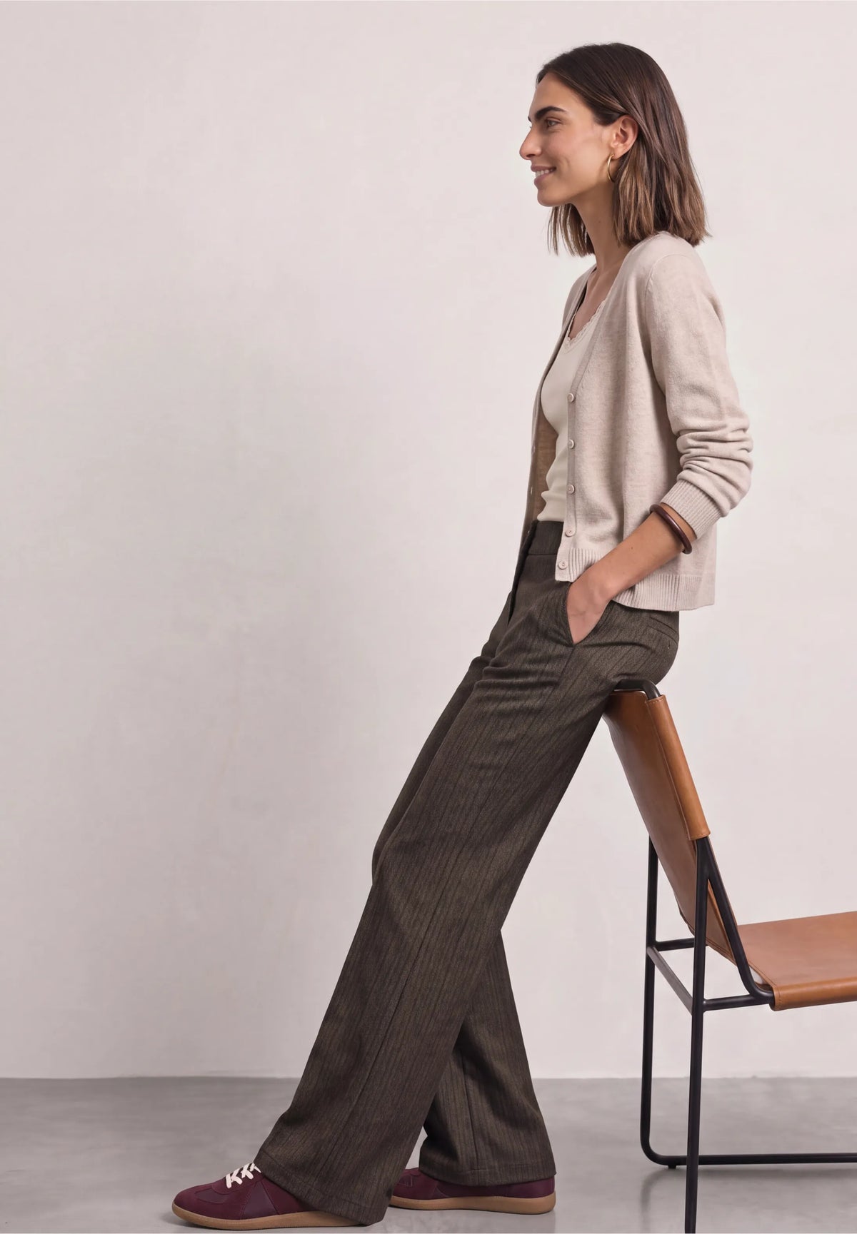 Street One Double Button Trouser