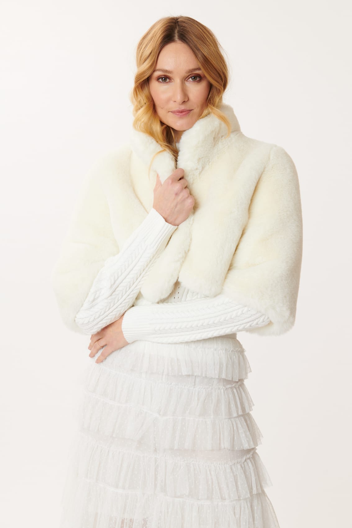 Derhy Short Faux Fur Jacket