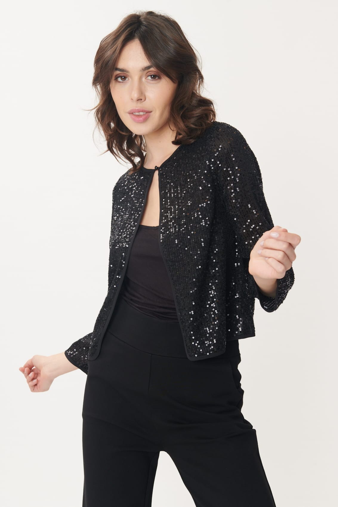 Derhy Sequin Bolero