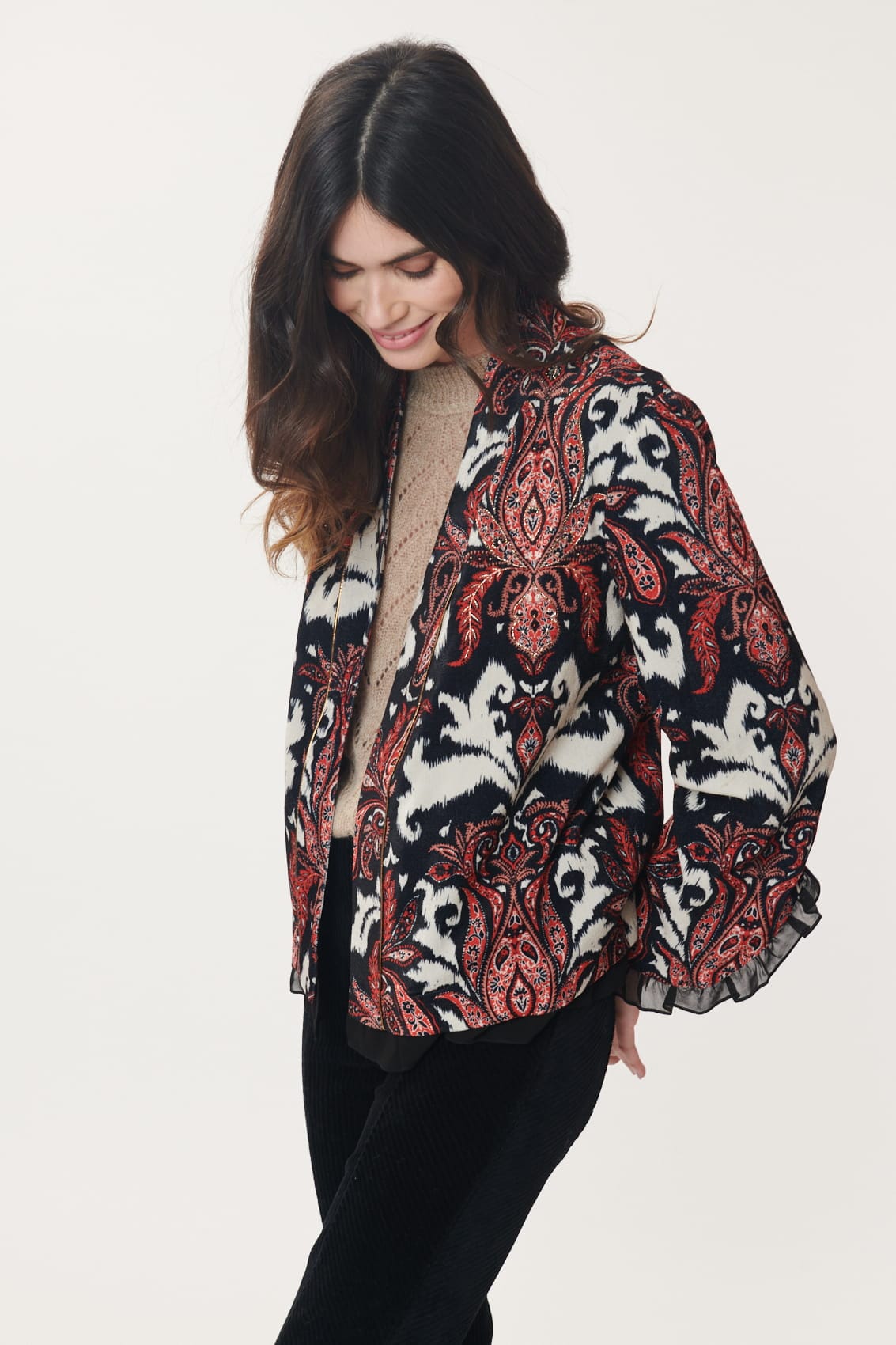 Derhy Paisley Kimono