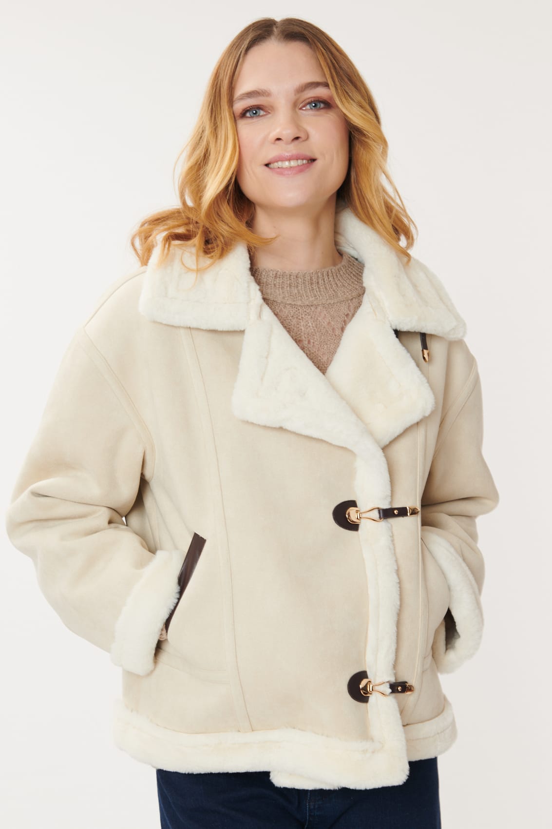 Fur hotsell duffle coat