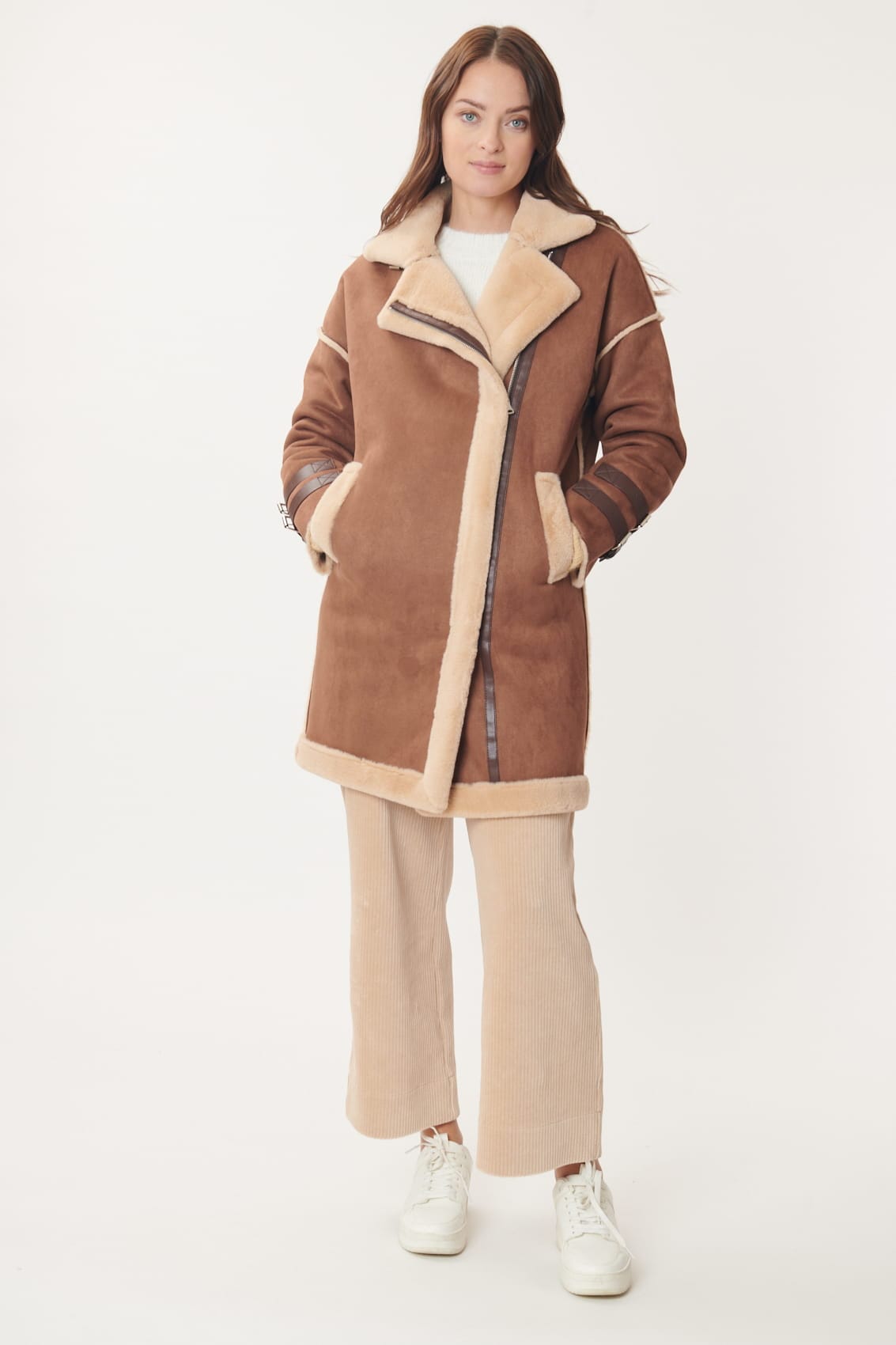 Derhy Aviator Coat