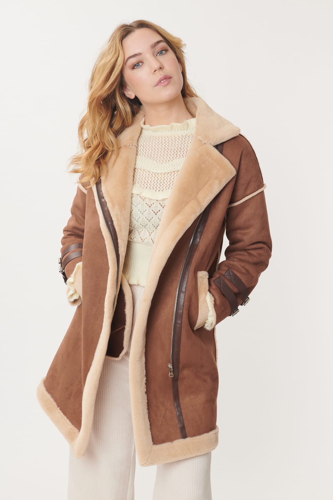 Aviator coat cheap