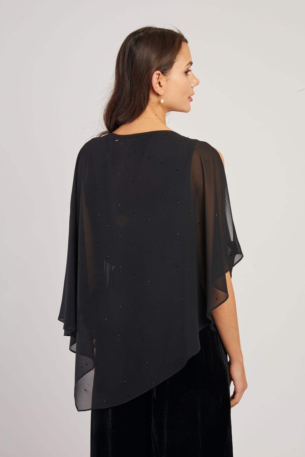 Derhy Oold Shoulder Sparkle Top