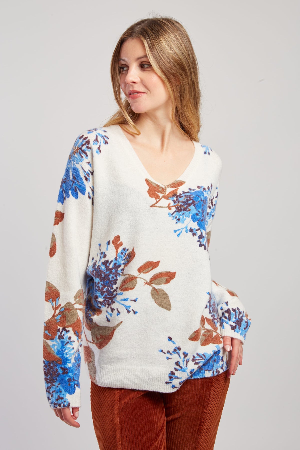 Derhy Garden Print Knit