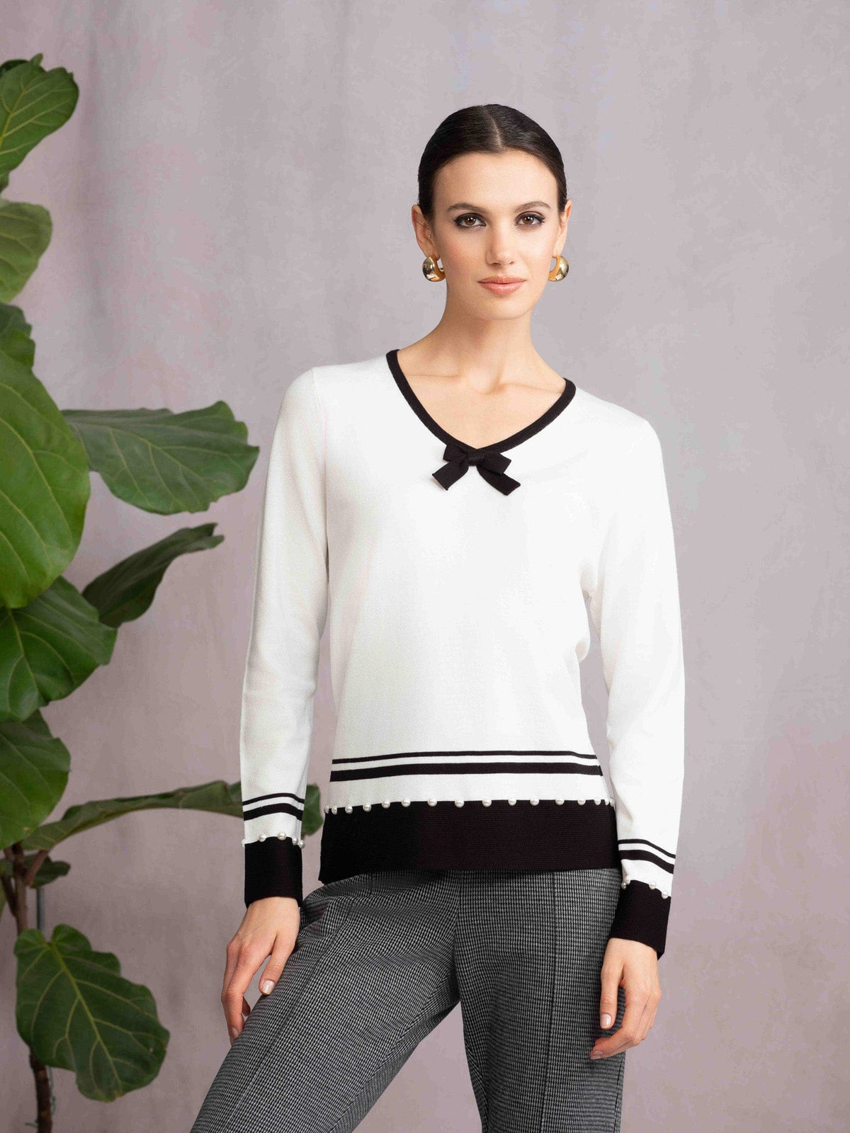 Alison Sheri Bow Detail Knit