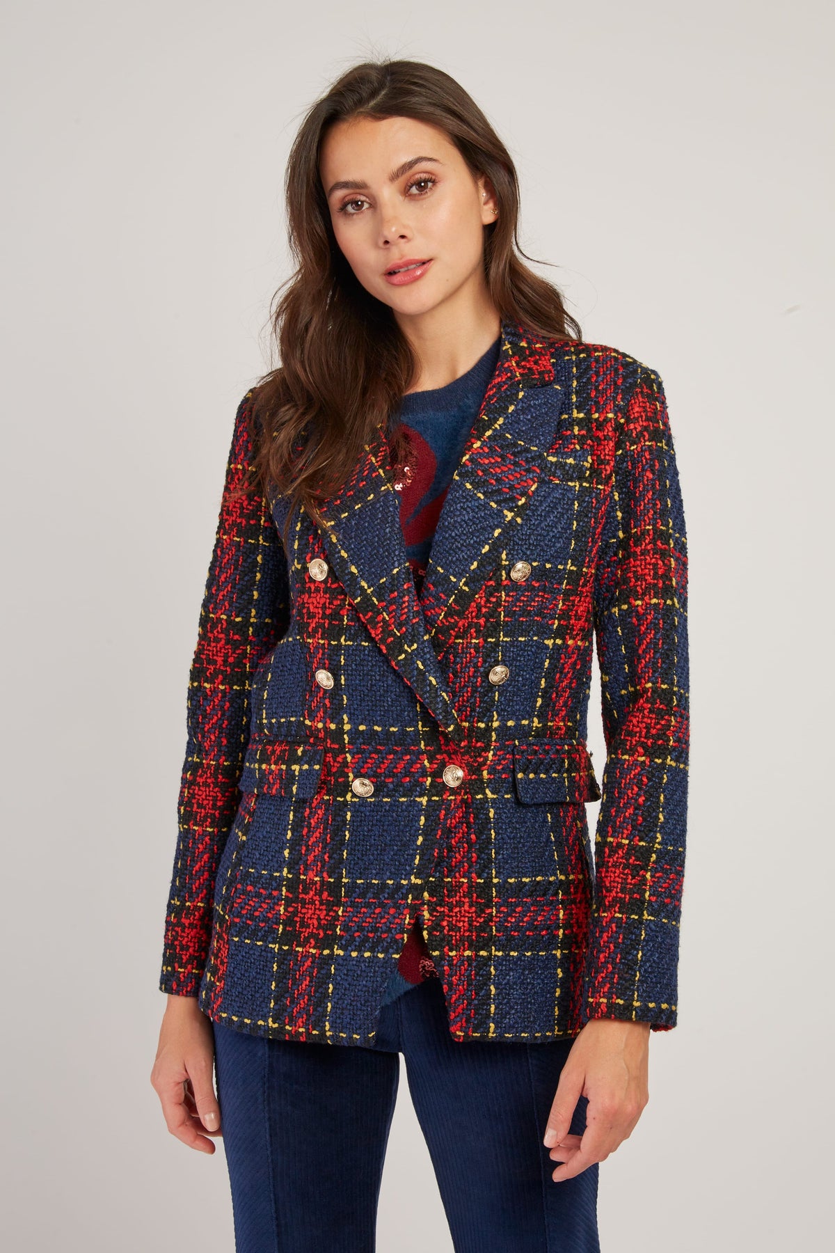 Derhy Tartan Blazer