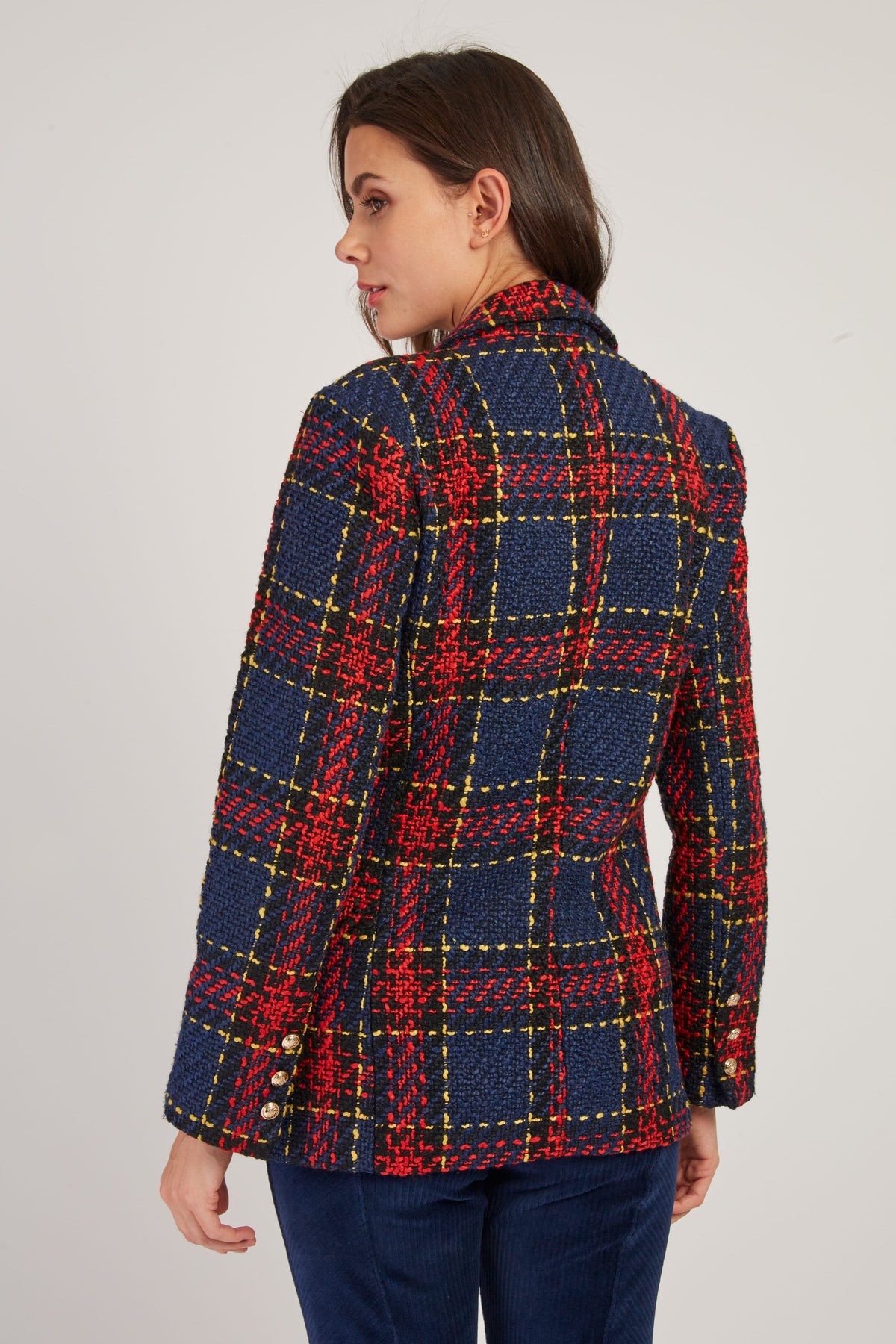 Derhy Tartan Blazer