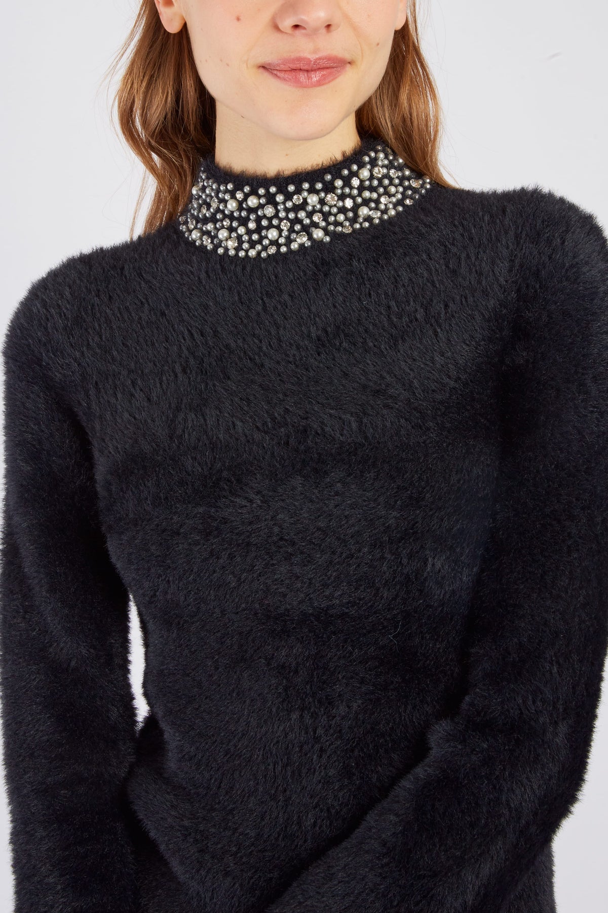 Derhy Pearl Cuff Sweater