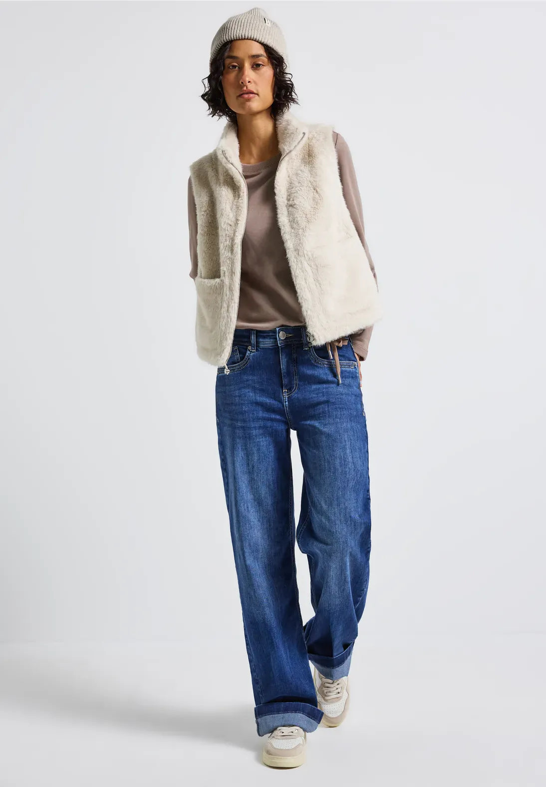 Street One Ribbed Knit Beanie