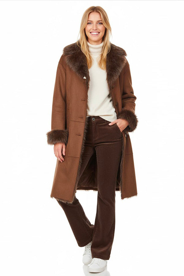 Derhy Suede Coat