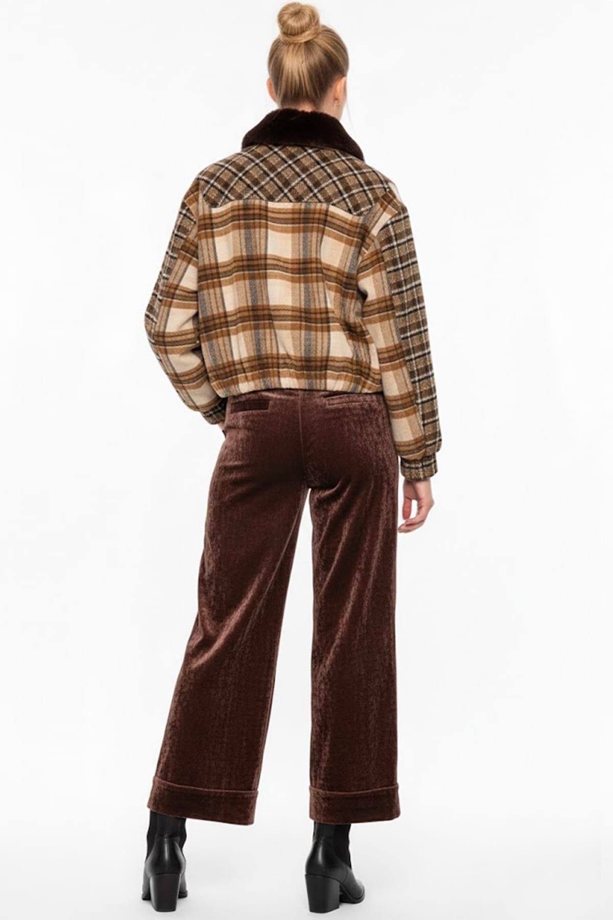 Derhy Plaid Jacket