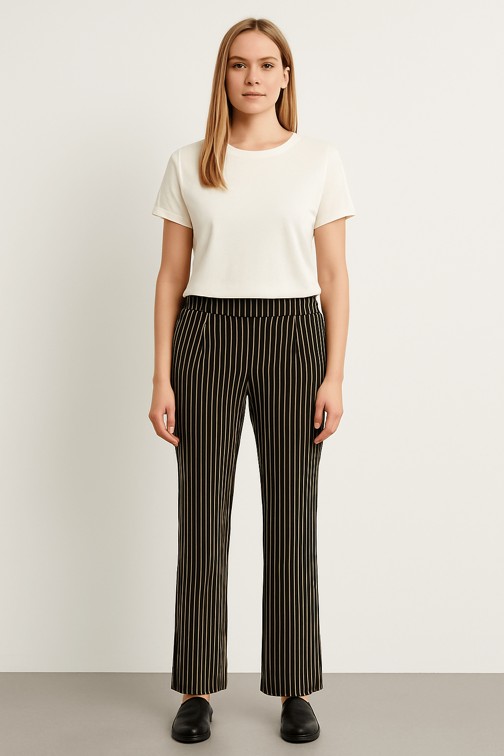 Barbara Lebek Stripe Relaxed Trouser
