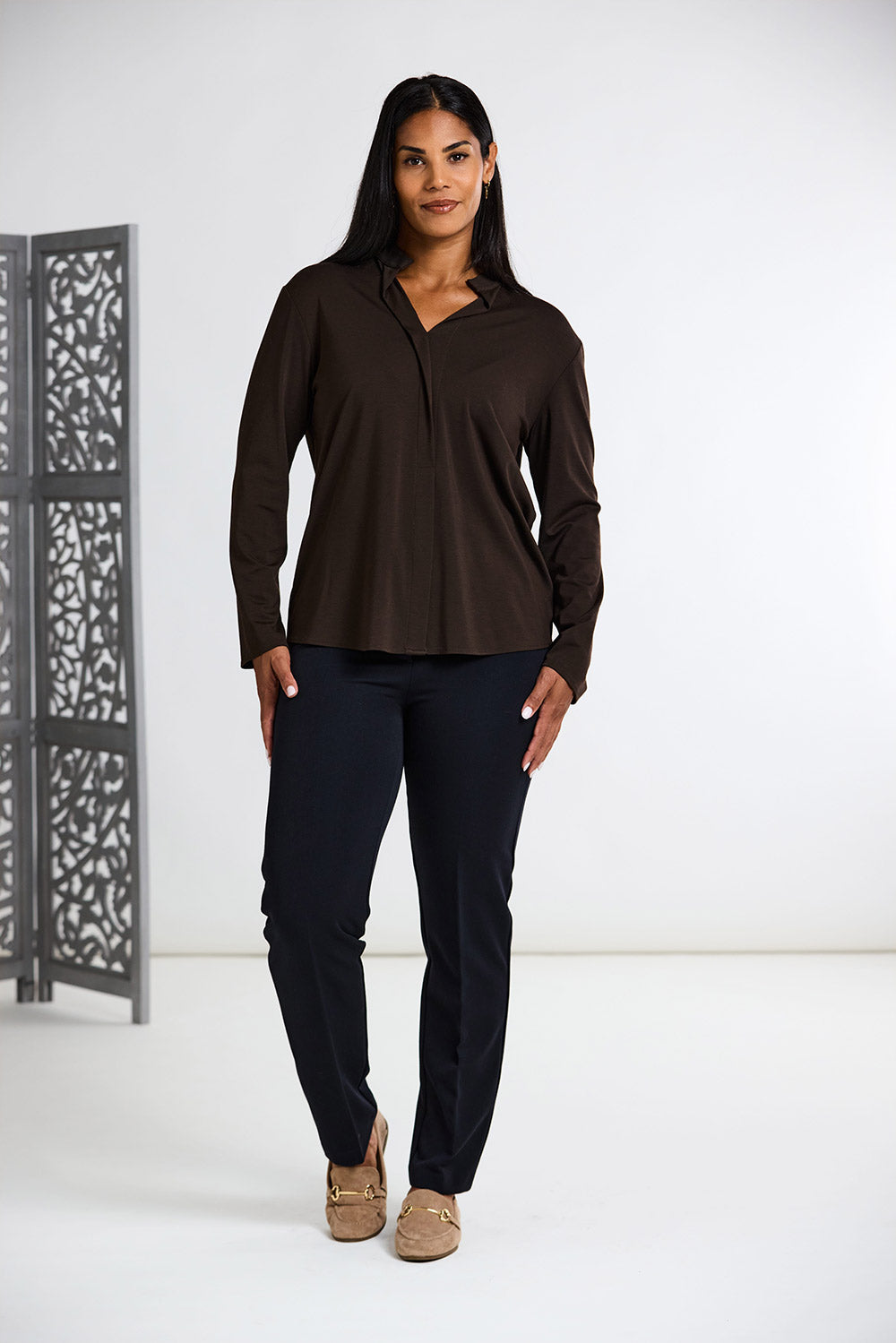 Peruzzi Front Placket Top