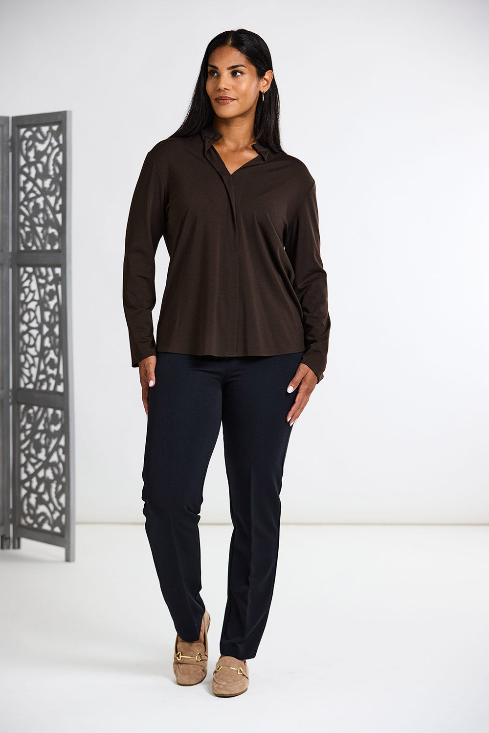 Peruzzi Front Placket Top