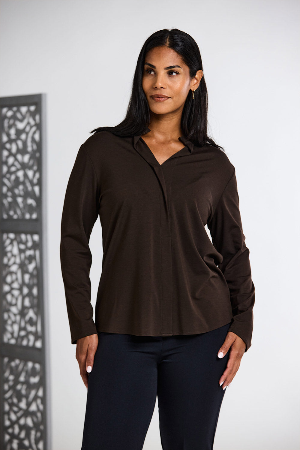 Peruzzi Front Placket Top
