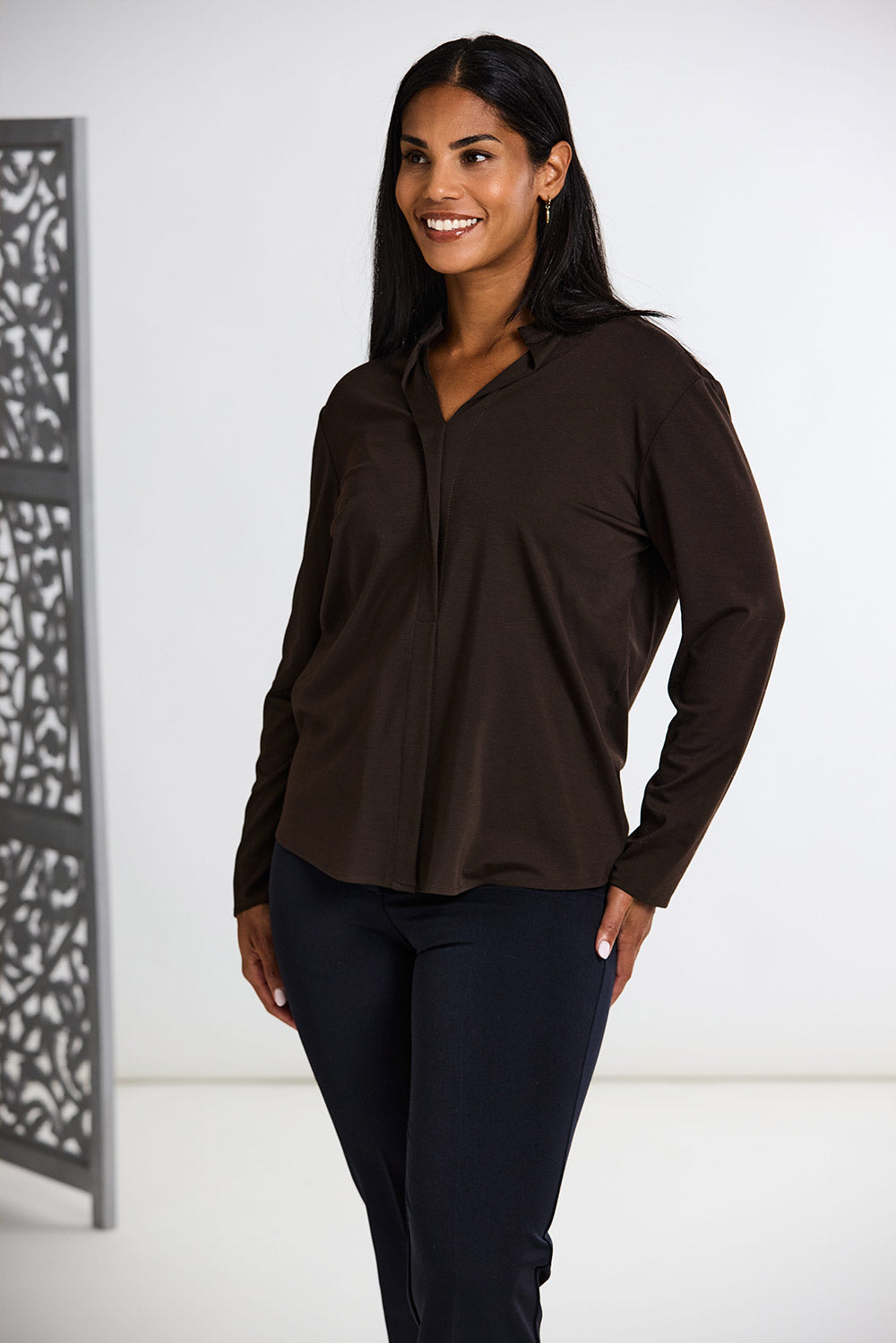 Peruzzi Front Placket Top