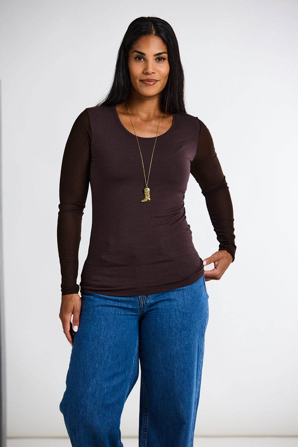 Solene Cowboy Boot Necklace
