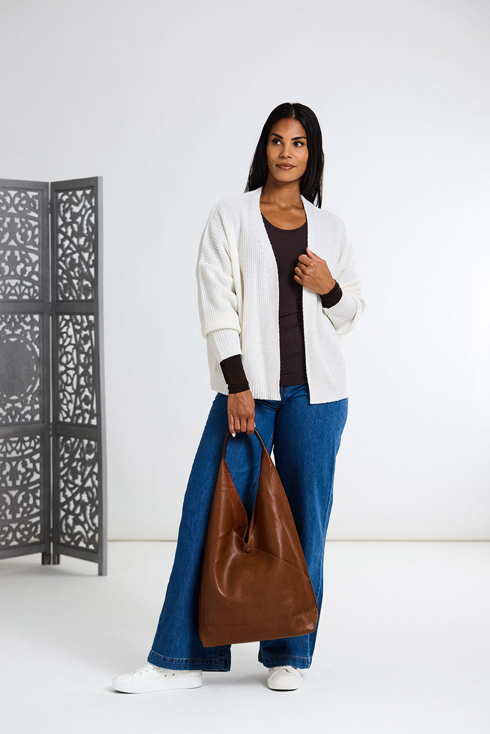 Peruzzi Mesh Sleeve Top