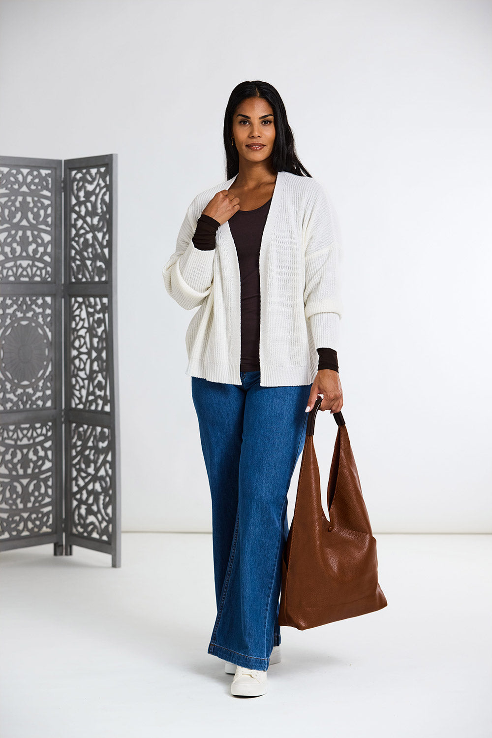 Peruzzi Mesh Sleeve Top