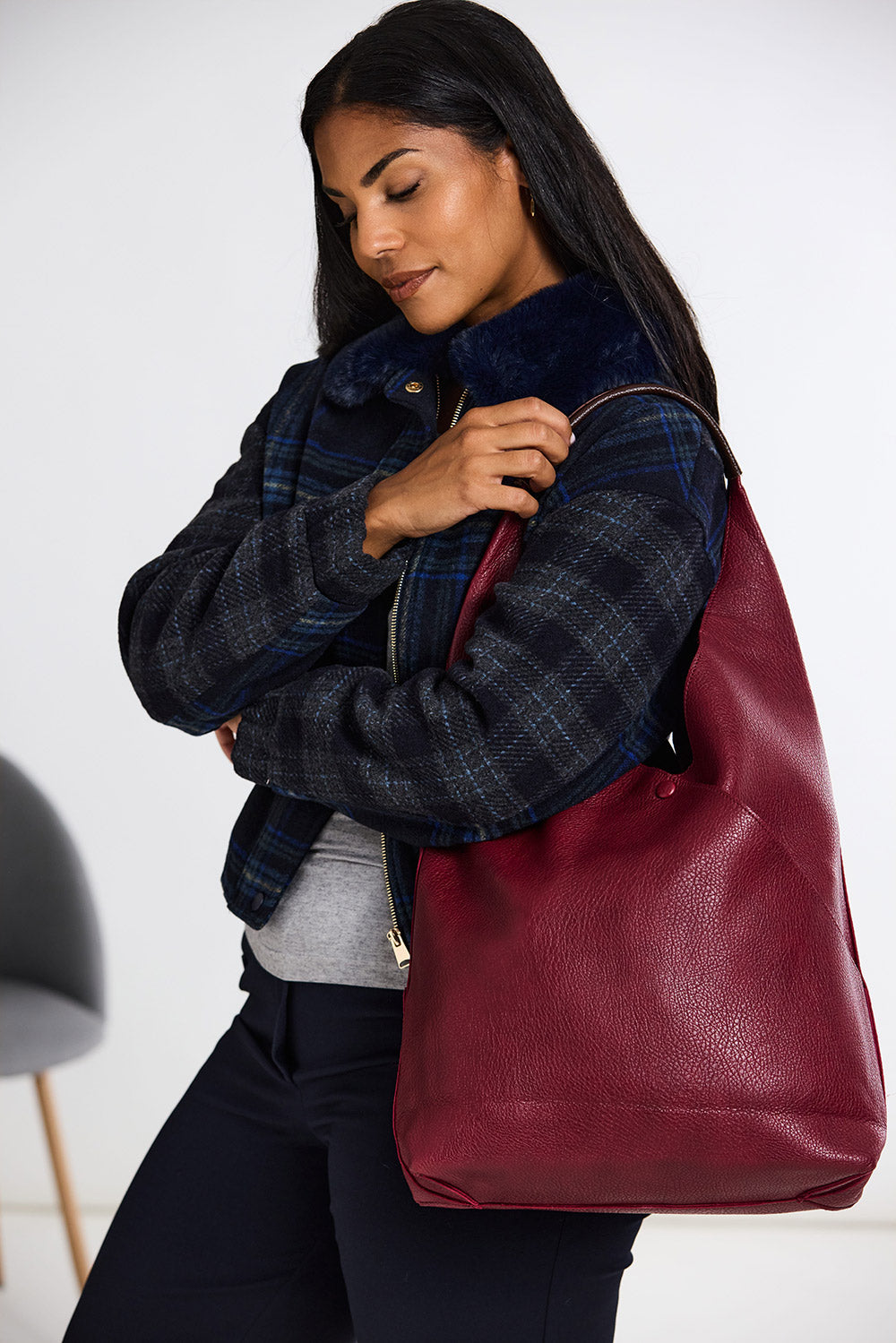 Derhy Plaid Jacket