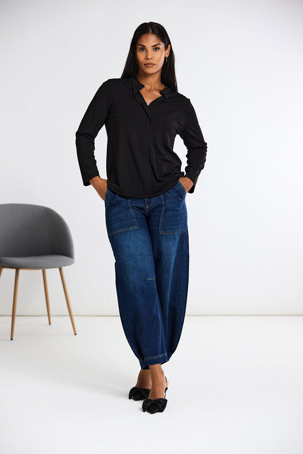 Peruzzi Front Placket Top