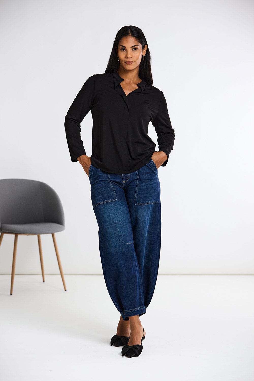 Peruzzi Front Placket Top