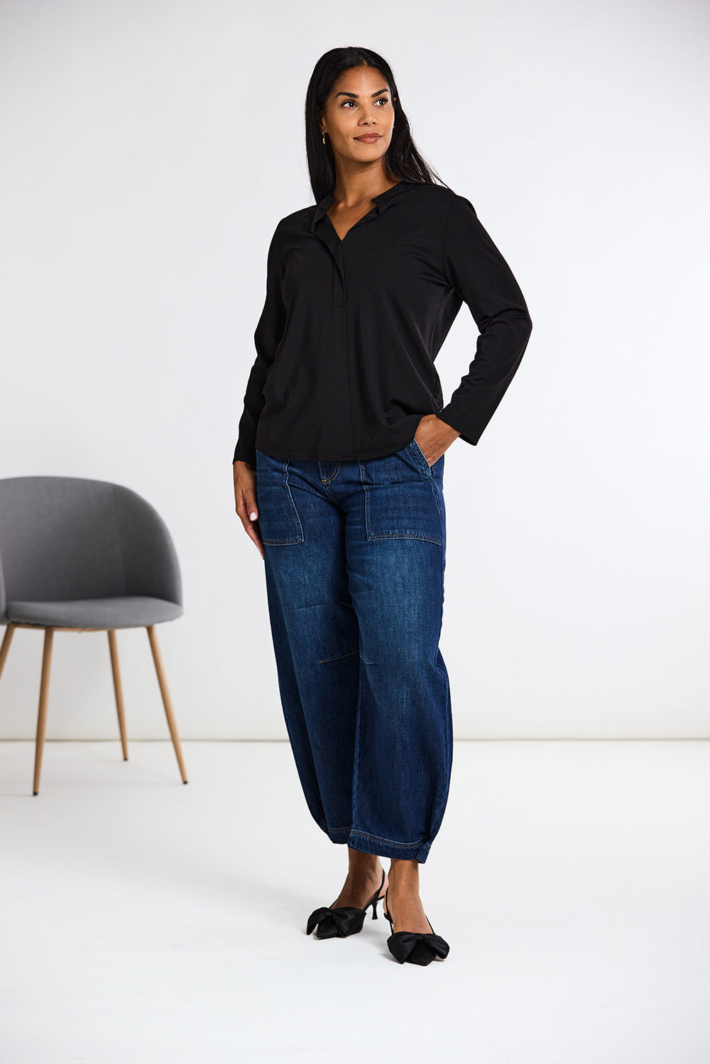 Peruzzi Front Placket Top