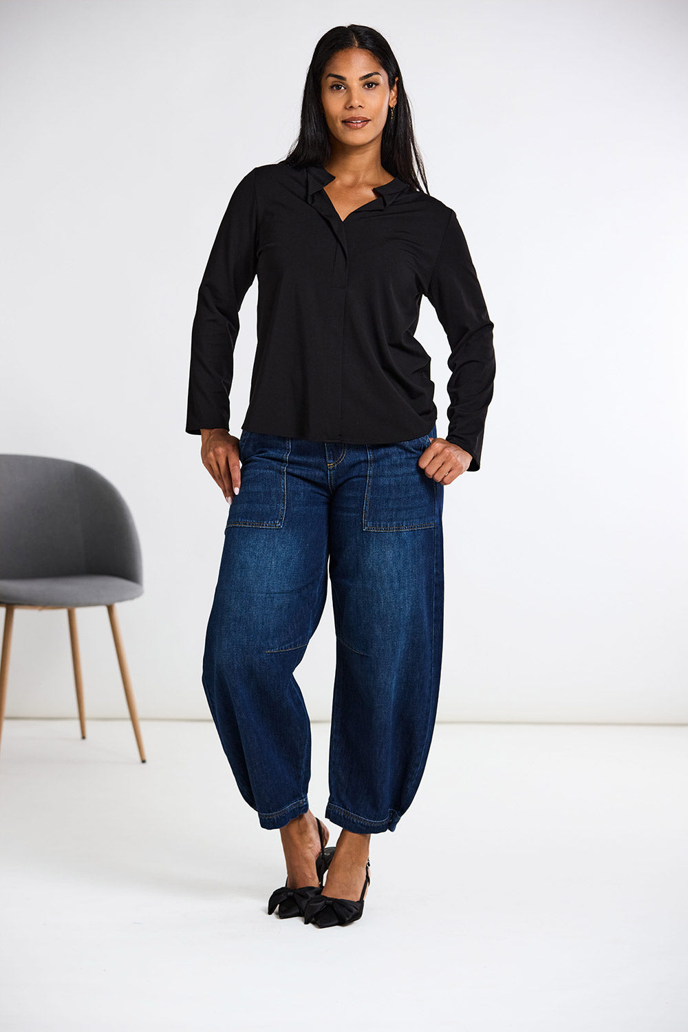 Peruzzi Front Placket Top