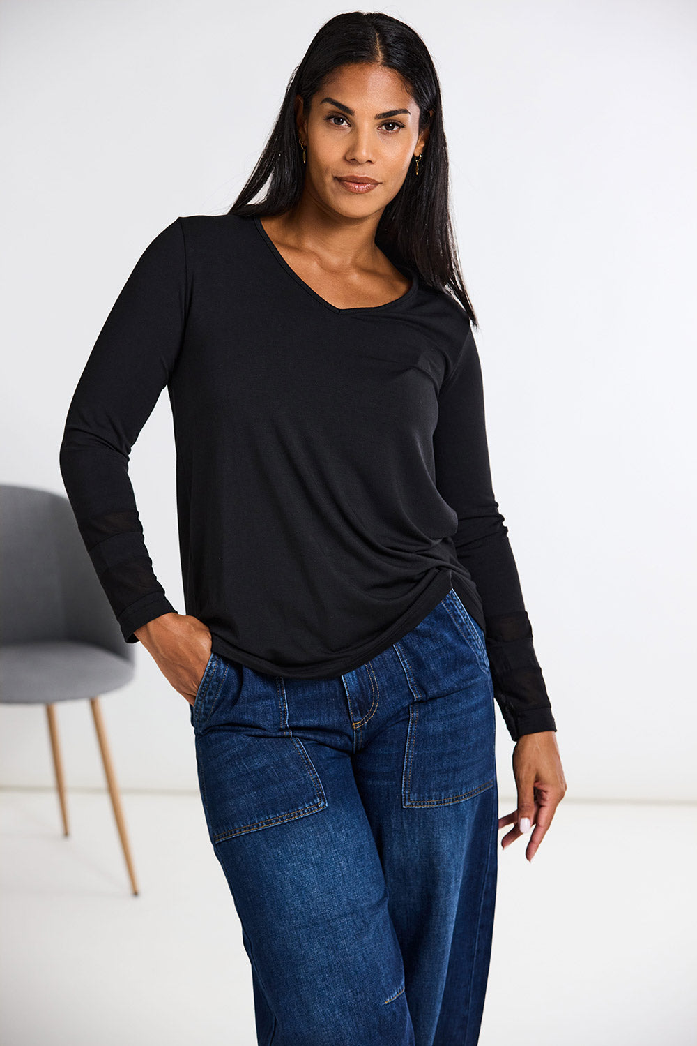 LE COMTE Barrel Leg Jean