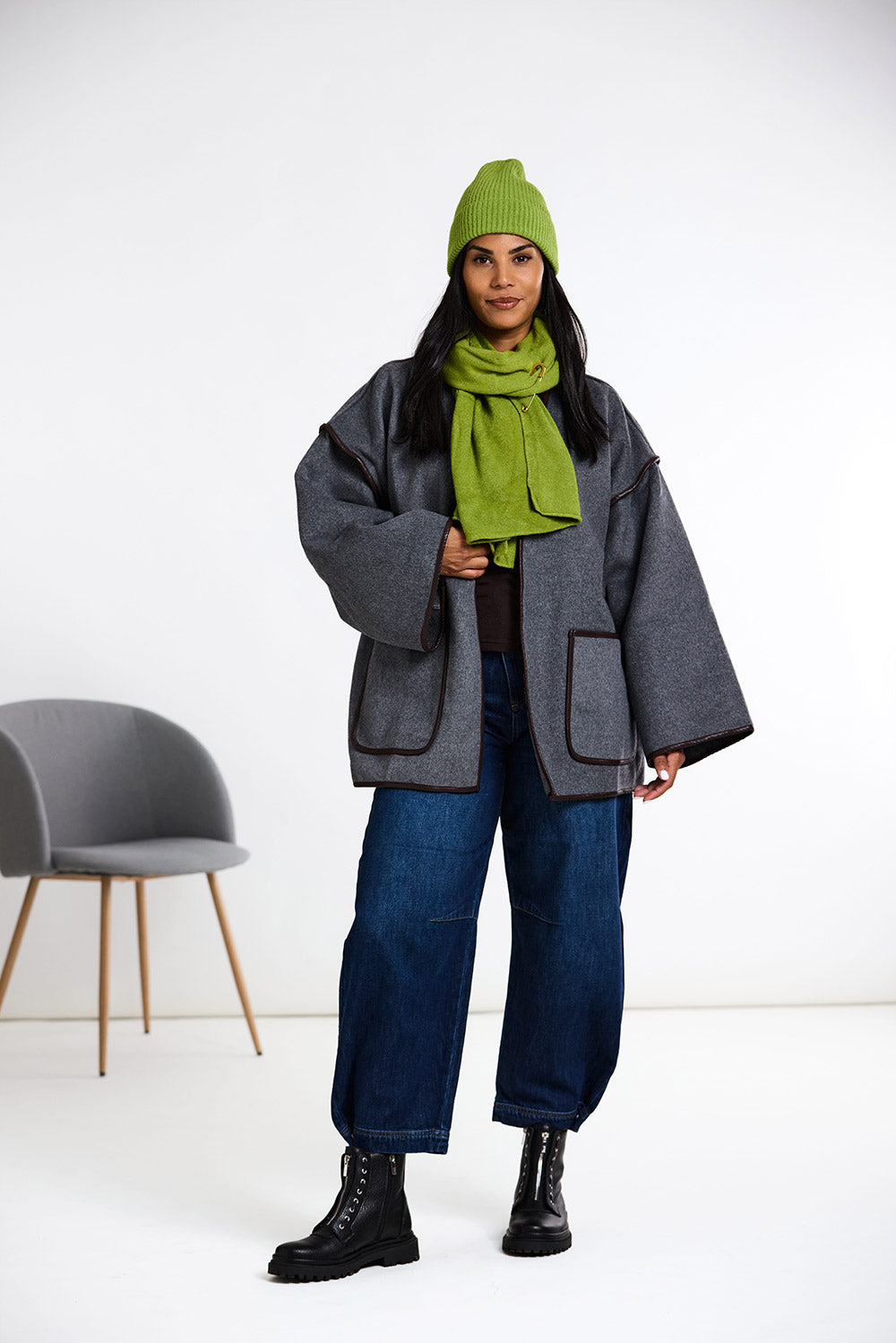 ART Belted Wool Coatigan