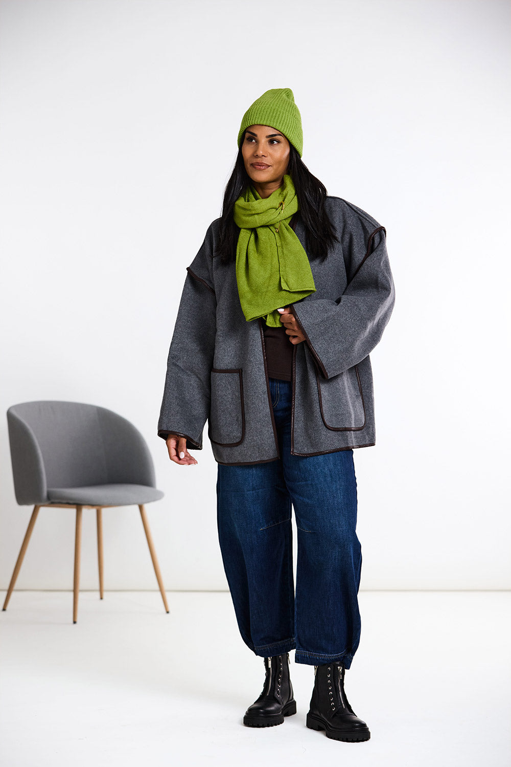 ART Belted Wool Coatigan